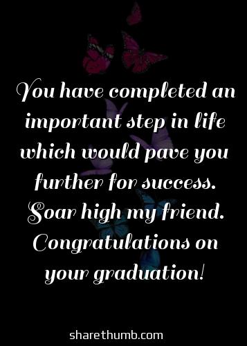 simple graduation thank you